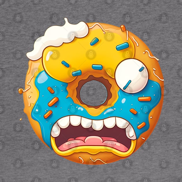 Angry Donut by bmron